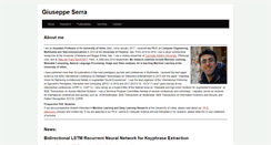 Desktop Screenshot of giuseppeserra.com